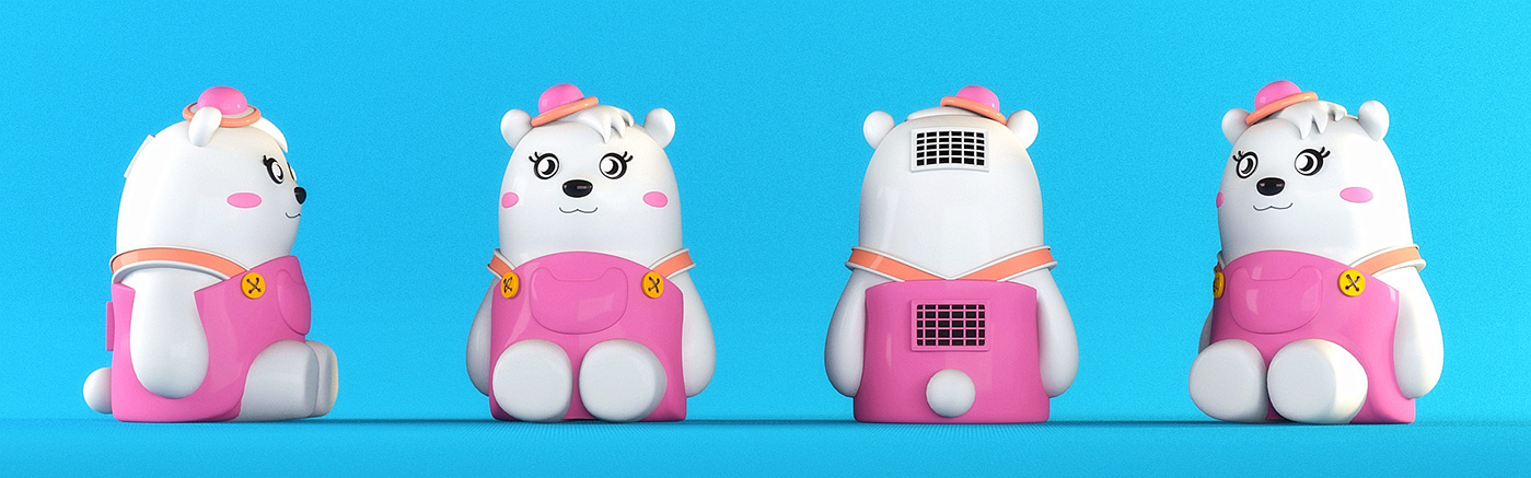 midea空調(diào)北極熊吉祥物設(shè)計(jì)－基本型
