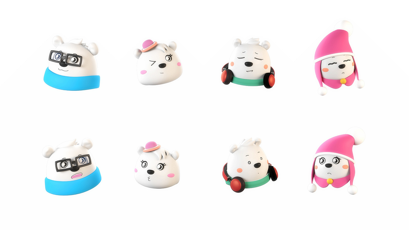 midea空調(diào)北極熊吉祥物設(shè)計(jì)-2