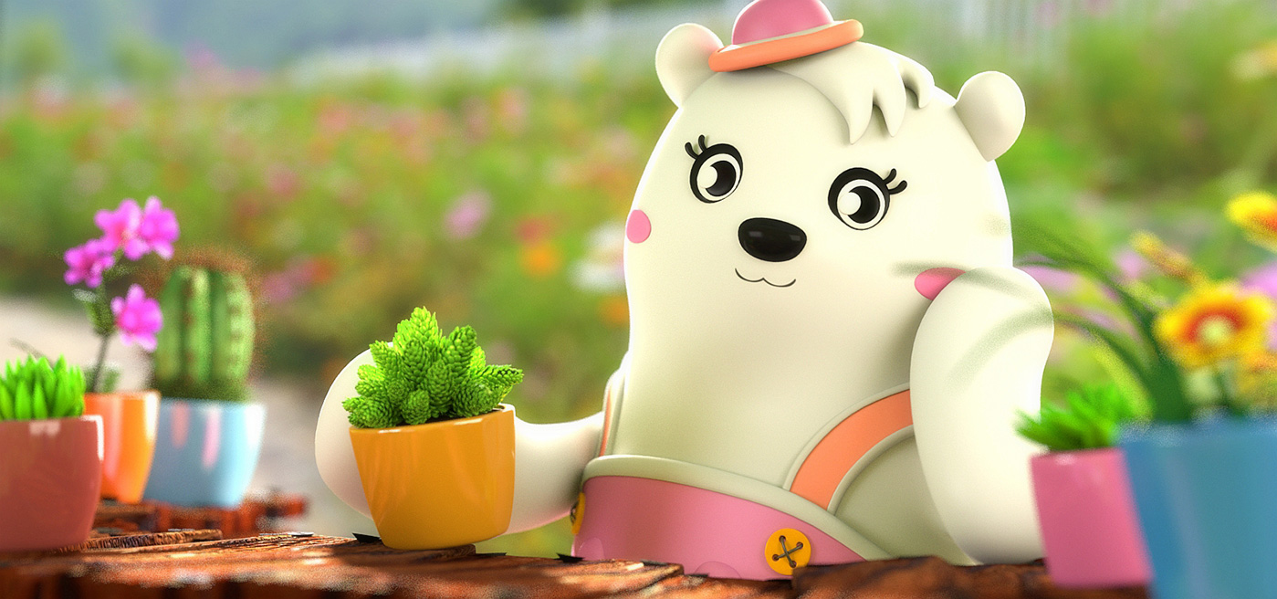 midea空調(diào)北極熊吉祥物設(shè)計(jì)－特寫2