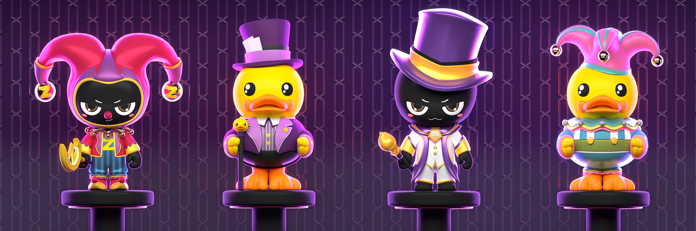 小黃鴨 &站酷IP形象聯名撲克牌設計21