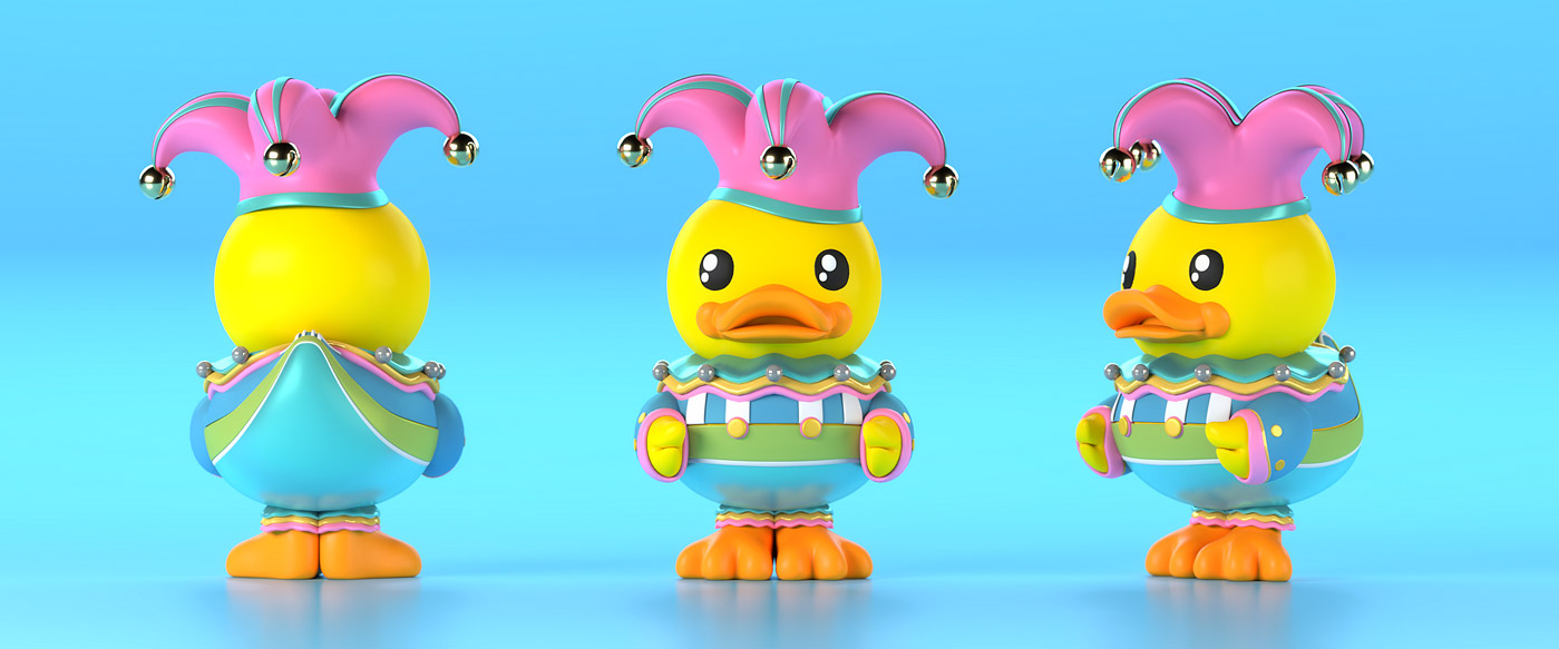 小黃鴨 &站酷IP形象聯名撲克牌設計11